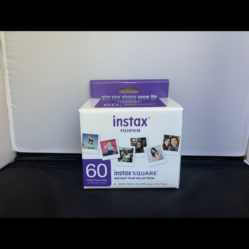 Unopened instax square film, 60 value pack